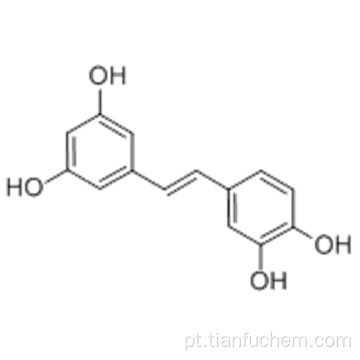 1,2-Benzenediol, 4 - [(1E) -2- (3,5-di-hidroxifenil) etenil] - CAS 10083-24-6